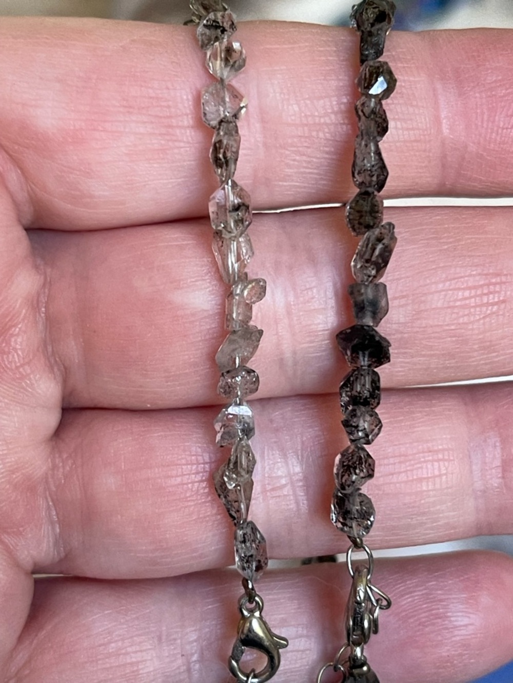Genuine Herkimer diamond bracelet - Picture 6 of 7